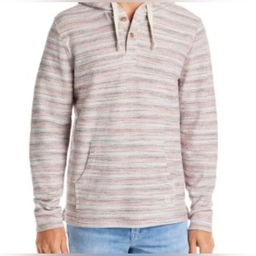 NWT Marine Layer Men’s Multi Stripe Moonstone Beach Hoodie